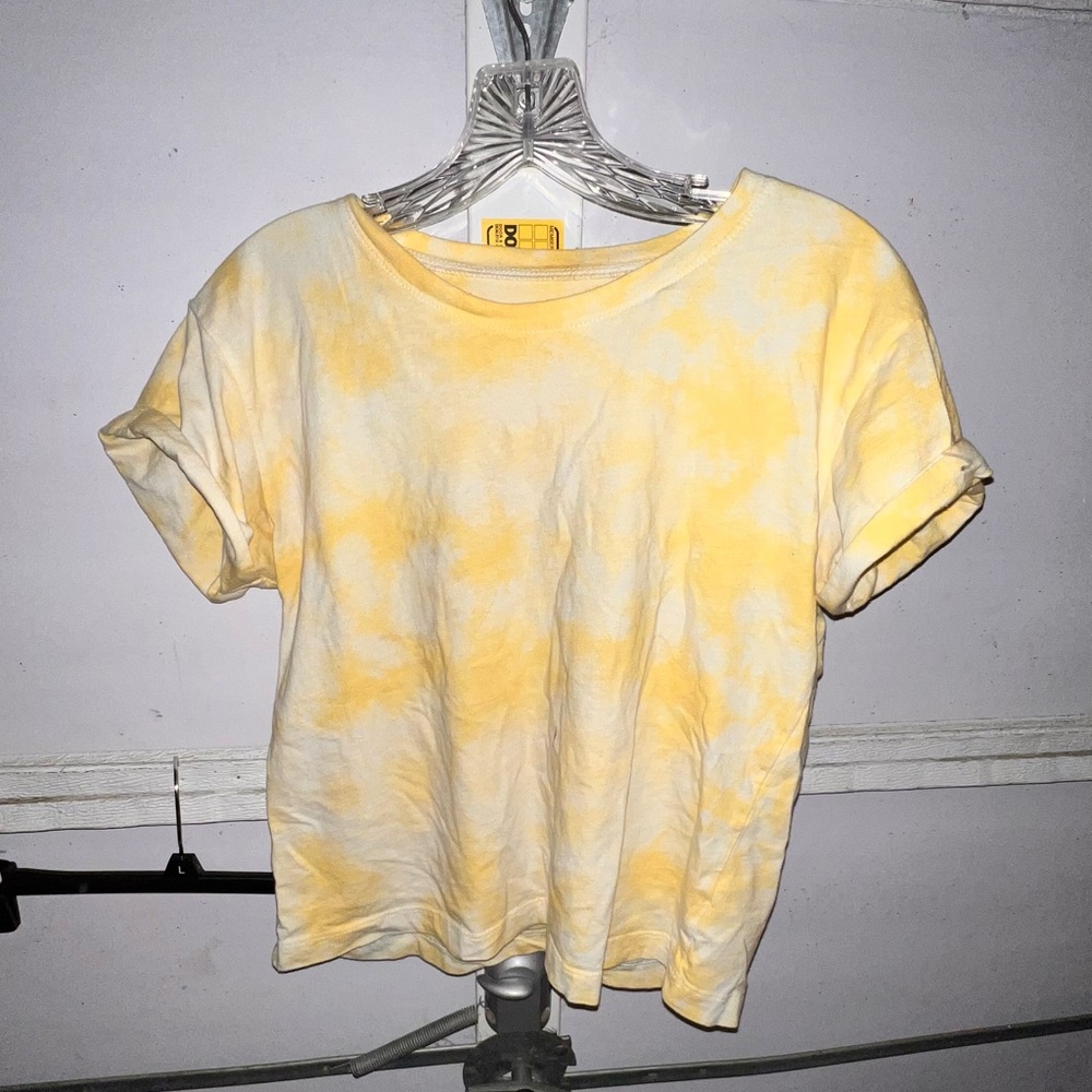 Me to we yellow pastel soft tie-dye t-shirt
